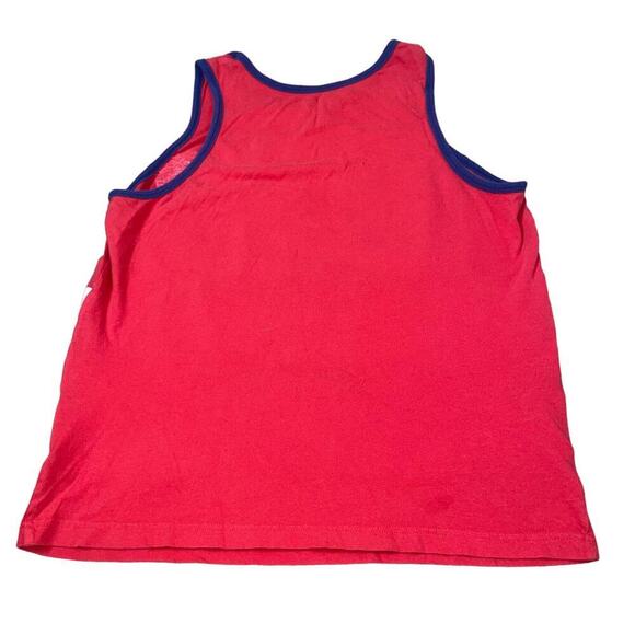 Budweiser Tee T-shirt tank top graphic printed red/white/blue men's beer SZ M - Picture 3 of 7